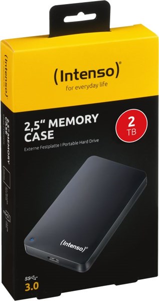Bild von Intenso Festplatte Memory Case 2,5" 2TB USB 3.0 Schwarz