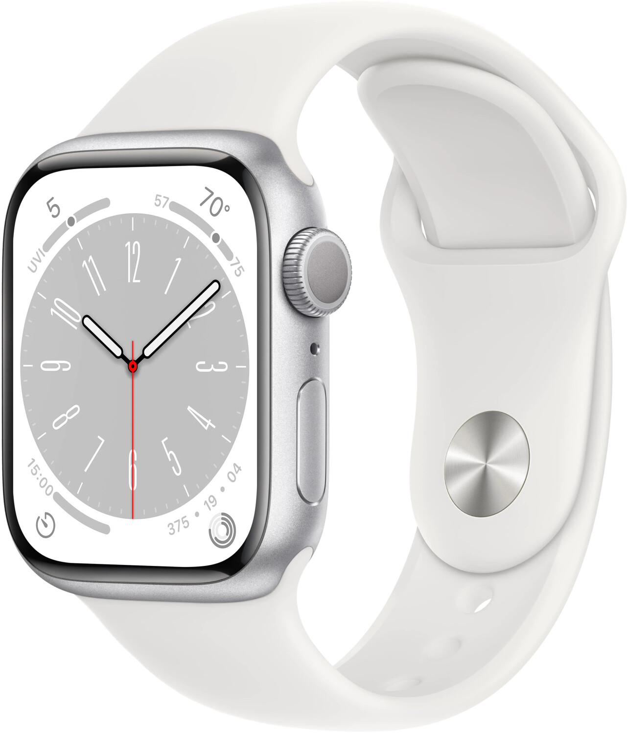 Apple Watch Serie 7, 45 mm, Aluminium Mitternacht, Sportarmband