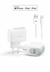 Bild von Netzladegerät Kit mit Datenkabel für Apple Lightning  1USB 2.1A White "Apple-Zertifizierung"